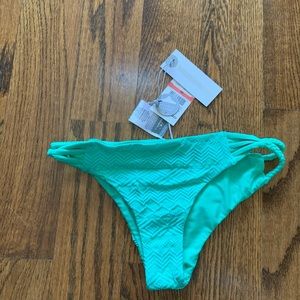 O’Neill Laguna Braided Cheeky Bikini bottom teal